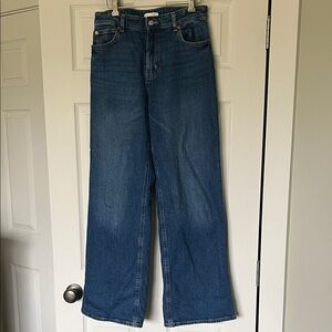 H&M Classic Wide-Leg Women’s Jeans - Blue